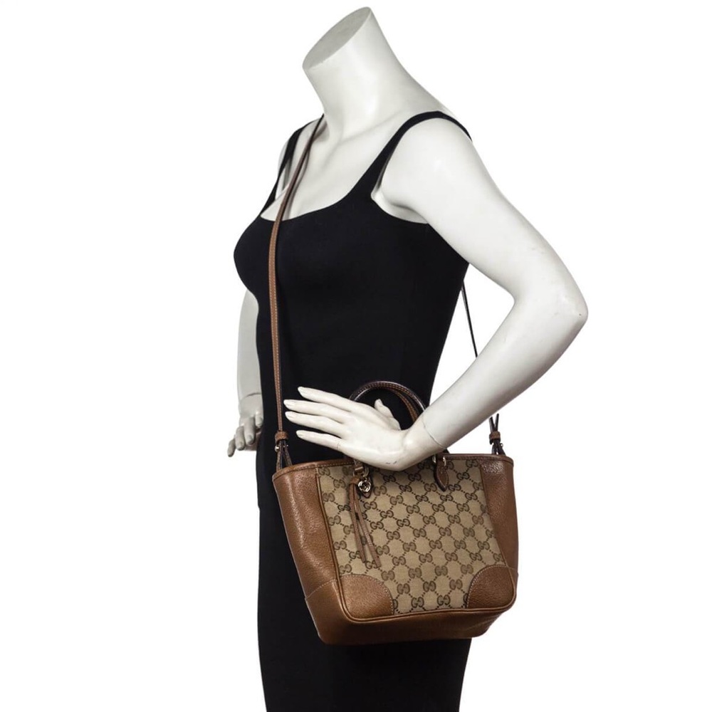 Gucci GG brown small tote bag